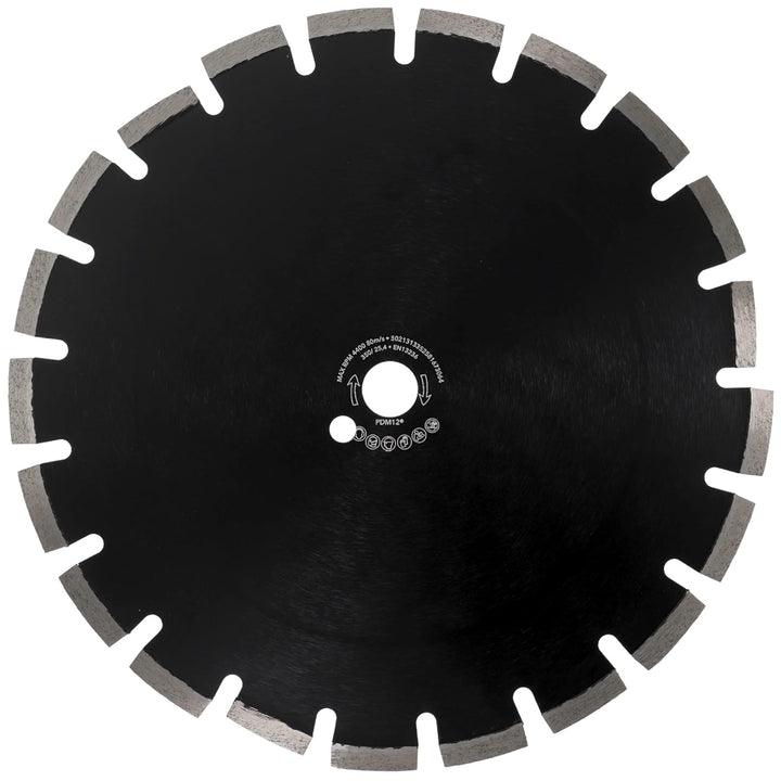 PRODIAMANT Asphalt Diamanttrennscheibe 350 mm x 25,4 mm Abrasive Diamantblocksegmente für Strassen,