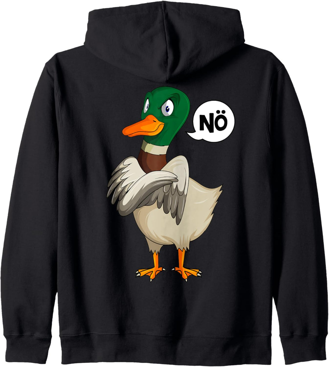Enten Nö Ente Kinder Kapuzenjacke