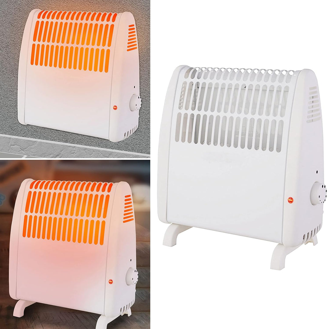 Elektroheizung energiesparend| Konvektor Heizung 400/450 Watt | Abschaltautomatik Frostwächter Überh