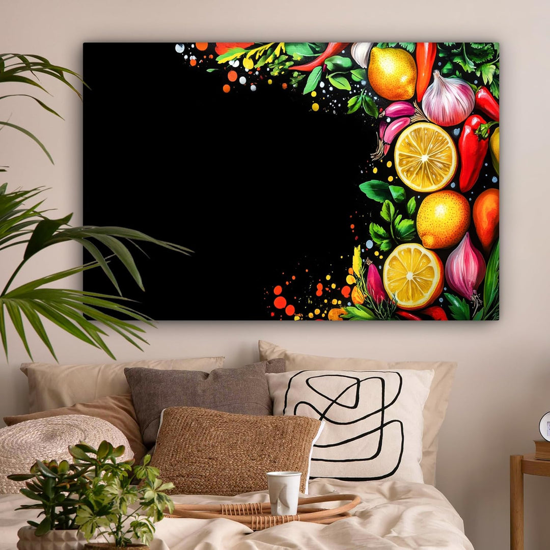 MuchoWow© Leinwandbild Gross 120x80 cm XXL Dekoration Wohnzimmer Bilder Pictures Wall Decoration Liv