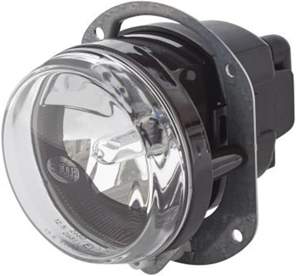 HELLA - FF-Nebelscheinwerfer - 90mm Essential - 24V - rund - Einbau - glasklare Streuscheibe - Licht