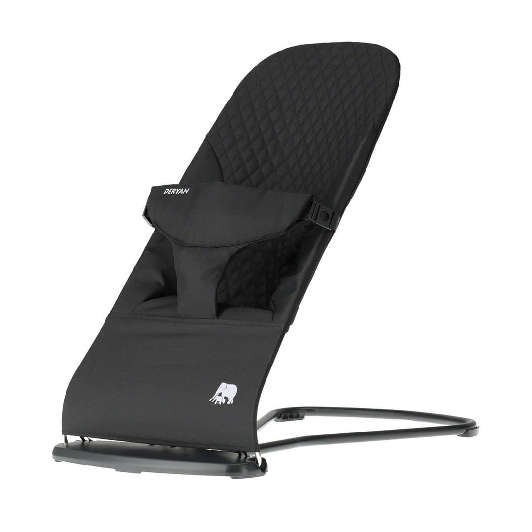 DERYAN Buddy Babywippe – Ergonomisch & Weich – Verstellbar & Klappbar – Reise-Wippe für Babys 0–9 kg