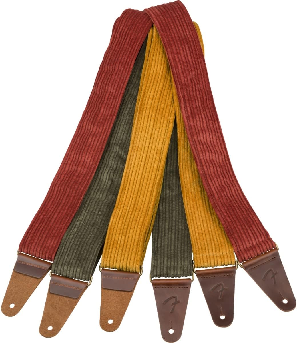 Fender Corduroy Strap - Antique Olive Einheitsgrösse Antik-olivgrün, Einheitsgrösse Antik-olivgrün
