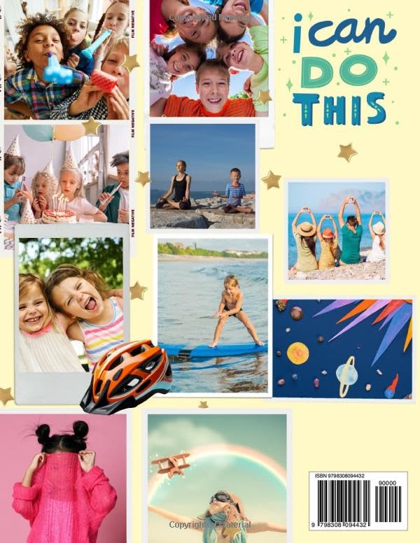 Vision Board Clip Art Book for Kids ages 6-12: Cut Out and Collage Inspiring Images, Words & Positiv