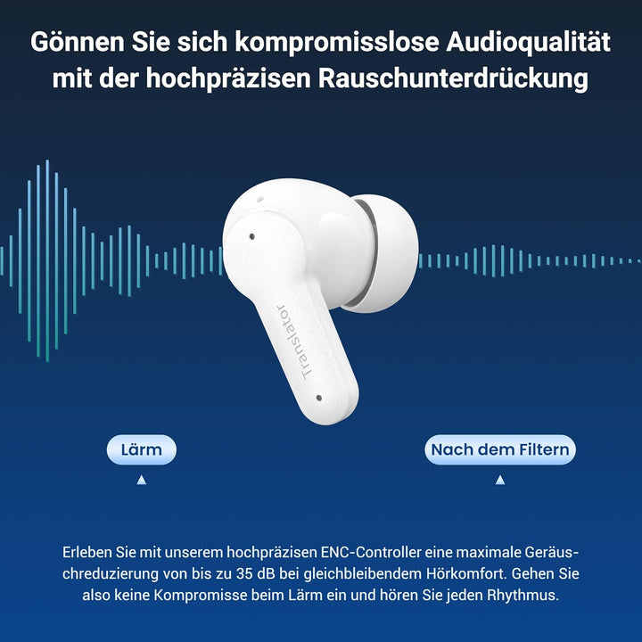 Anfier M3 KI Übersetzer Kopfhörer 144 Online Sprachen & Akzente Echtzeit Sprachübersetzer, 3-in-1 Tw