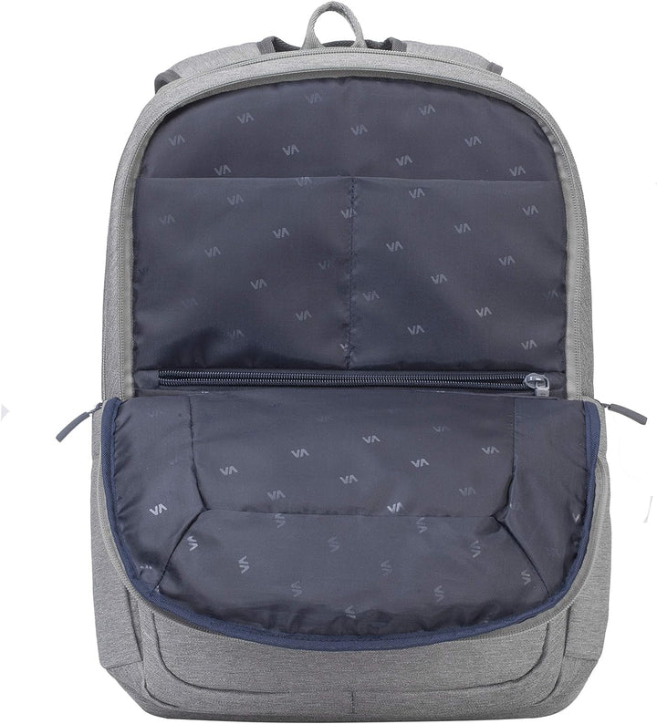 Rivacase wasserfester Laptop-Rucksack mit einem Fach für Notebook bis 15,6 Zoll und Tablet bis 10,1