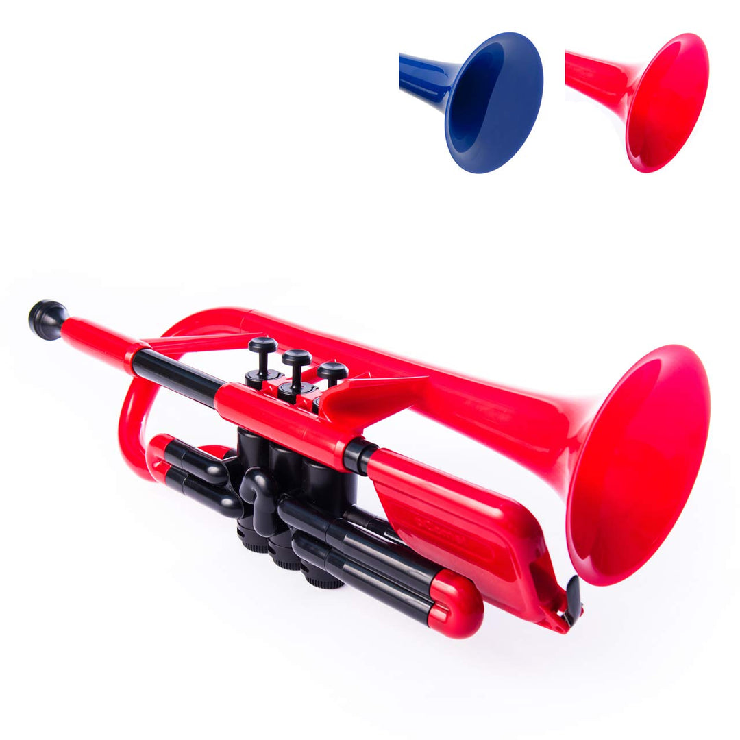 pCornet Kornett rot mit Tasche, rot
