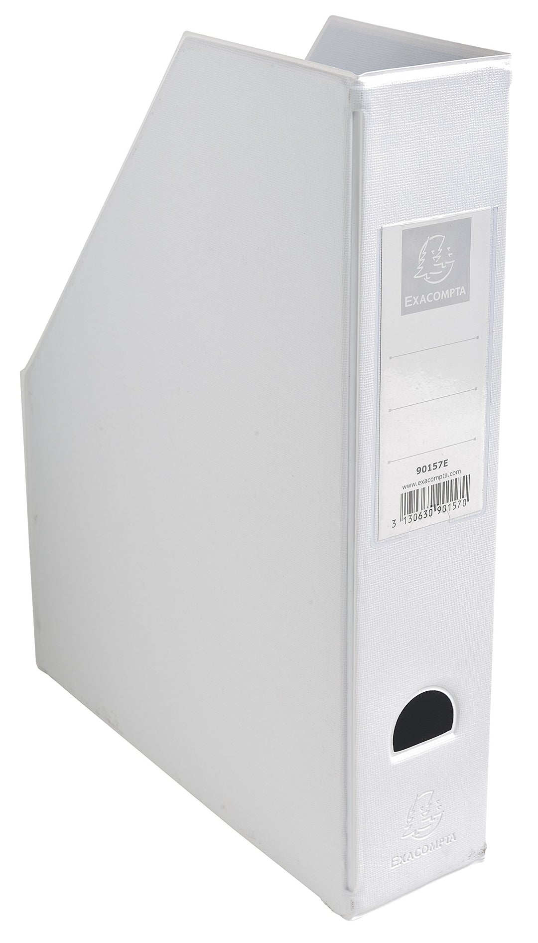 Exacompta 90157e Set 10 Türen Zeitschriften Hartschale mit Rücken-7 cm PVC weiss