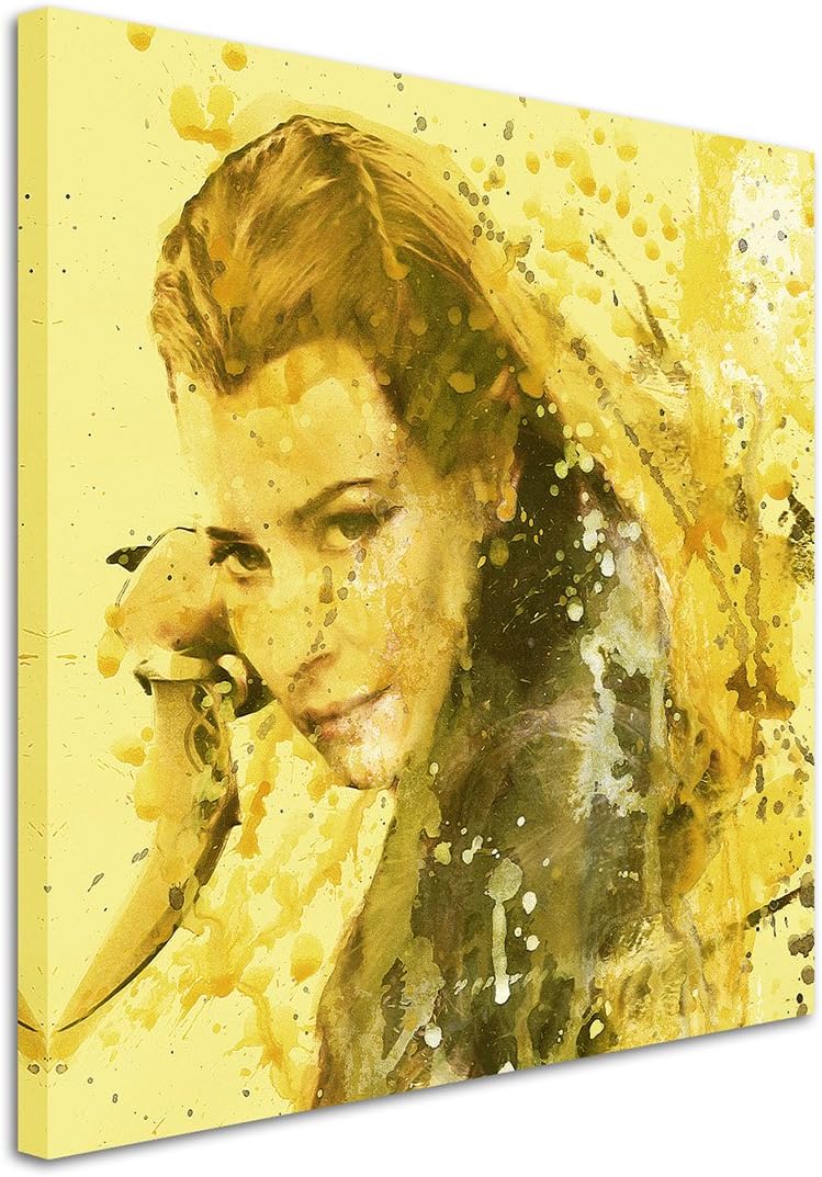 Der_Hobbit_Tauriel_60x60cm Splash Art Paul Sinus Aquarell, Gemälde, Kunstbild auf Leinwand