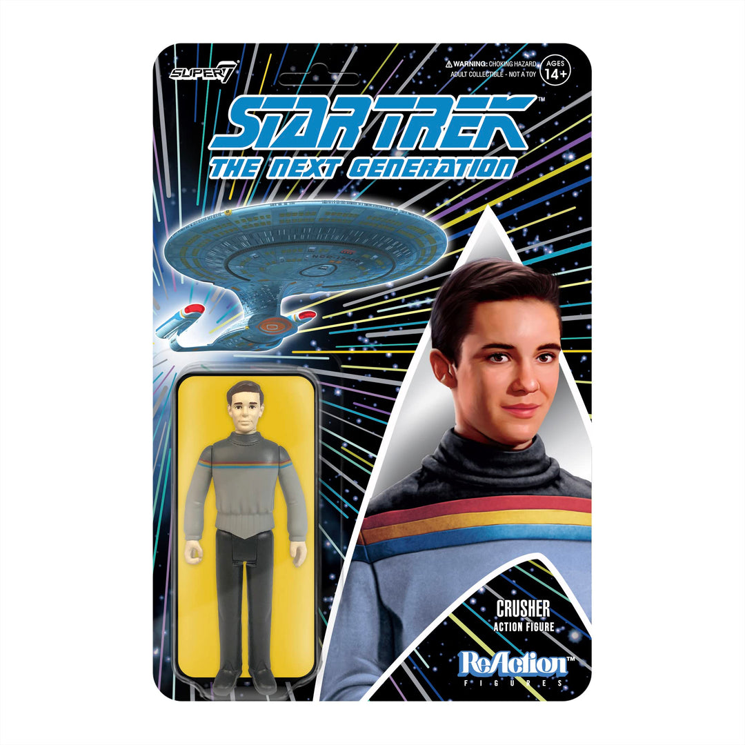 Super 7 Figur Reaction Star Trek Wesley Crusher