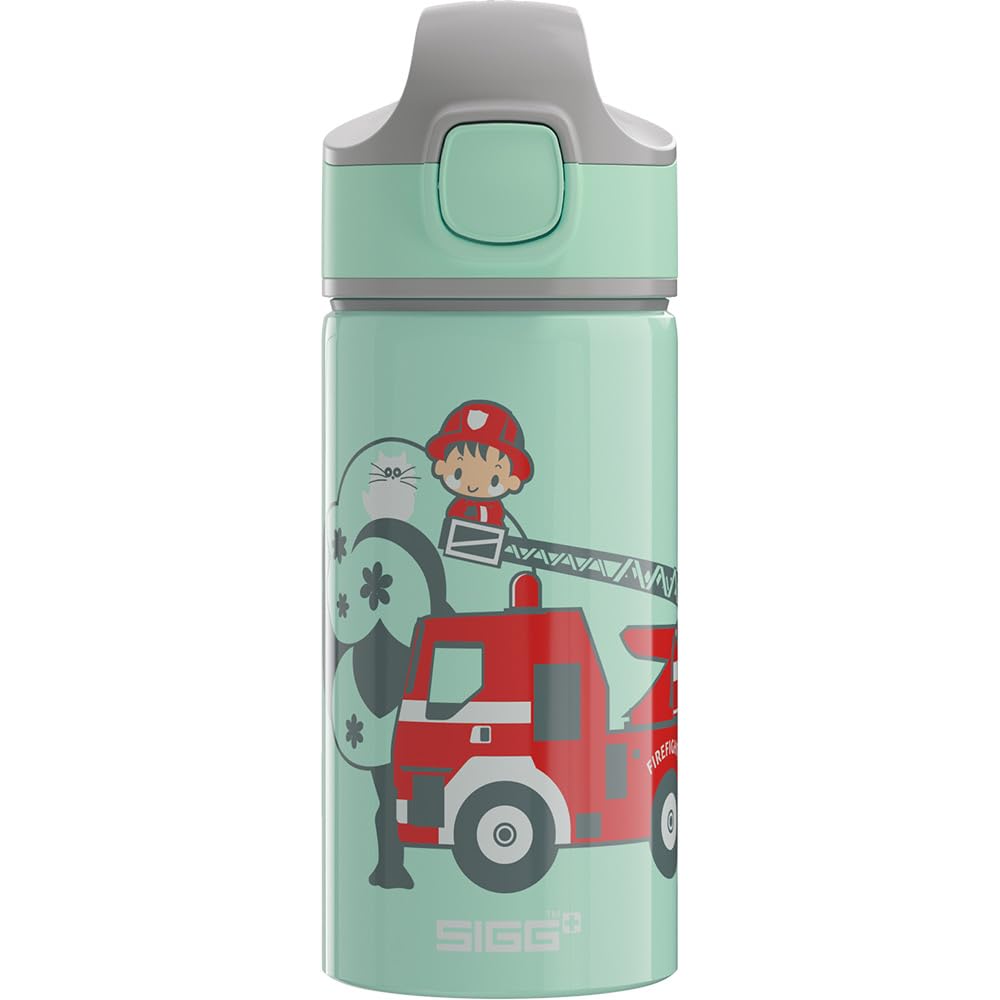 SIGG - Alu Trinkflasche Kinder - Miracle - Mit Trinkhalm - Auslaufsicher - Federleicht - BPA-frei -