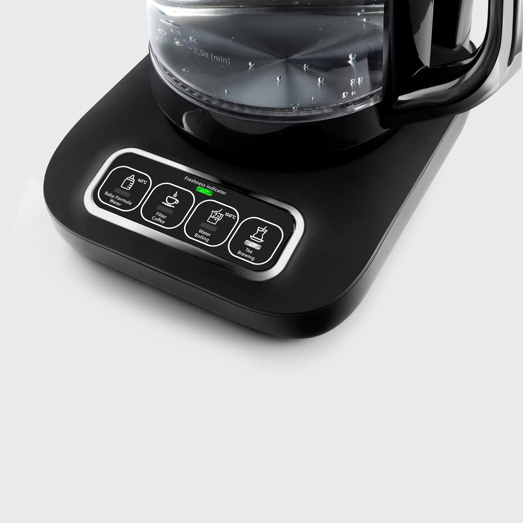 Karaca Caysever Robotea Pro 4 in 1 sprechende automatische Glas-Tee- und Filterkaffee Brühmaschine 2