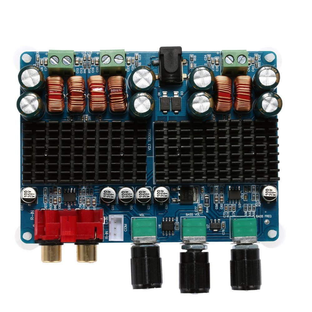 DollaTek TPA3116 2x50W + 100W 2.1 Dual Channel Power Amplifier Kanal-Digital-Subwoofer Endverstärker