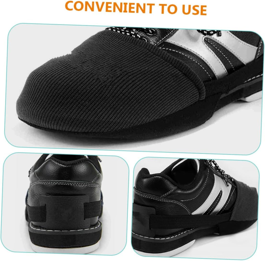 3 Paare Bowlingschuhüberzüge Bowling-Sport-Slider Rutschmatte Für Bowlingschuhe Bowling-gleitmatte S