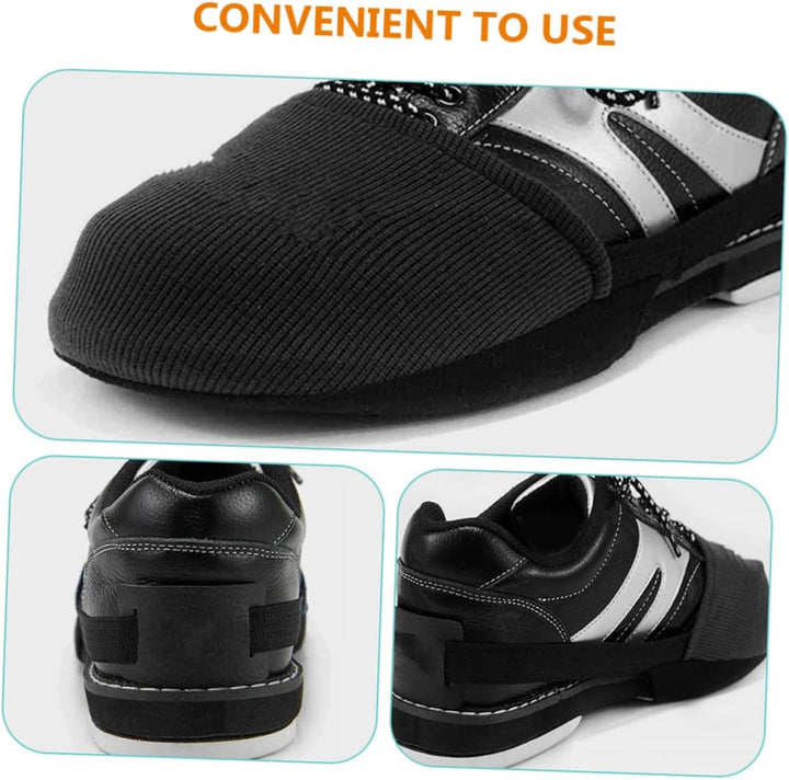 3 Paare Bowlingschuhüberzüge Bowling-Sport-Slider Rutschmatte Für Bowlingschuhe Bowling-gleitmatte S