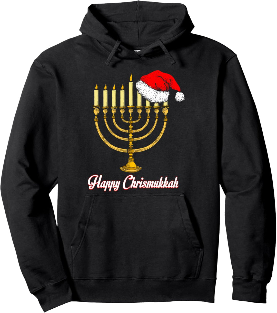 Fröhliches Weihnukka Jüdisches Weihnachten Chanukka Feiertag Pullover Hoodie