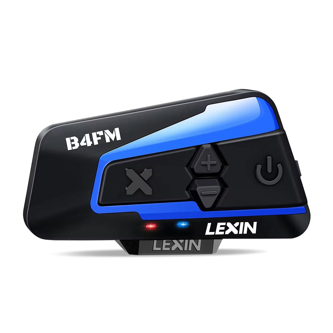 LEXIN B4FM Motorrad Intercom, Helm Headset für bis zu 10 Motorräder mit Reichweite von 2000m, DSP un