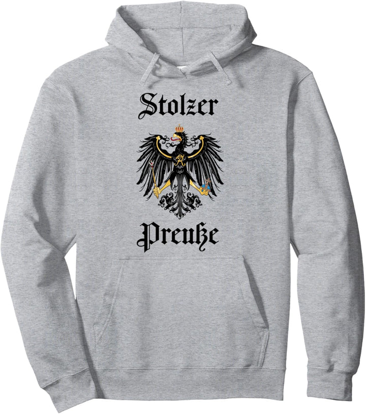 Stolzer Preusse - Königreich Preussen Adler Wappen Pullover Hoodie