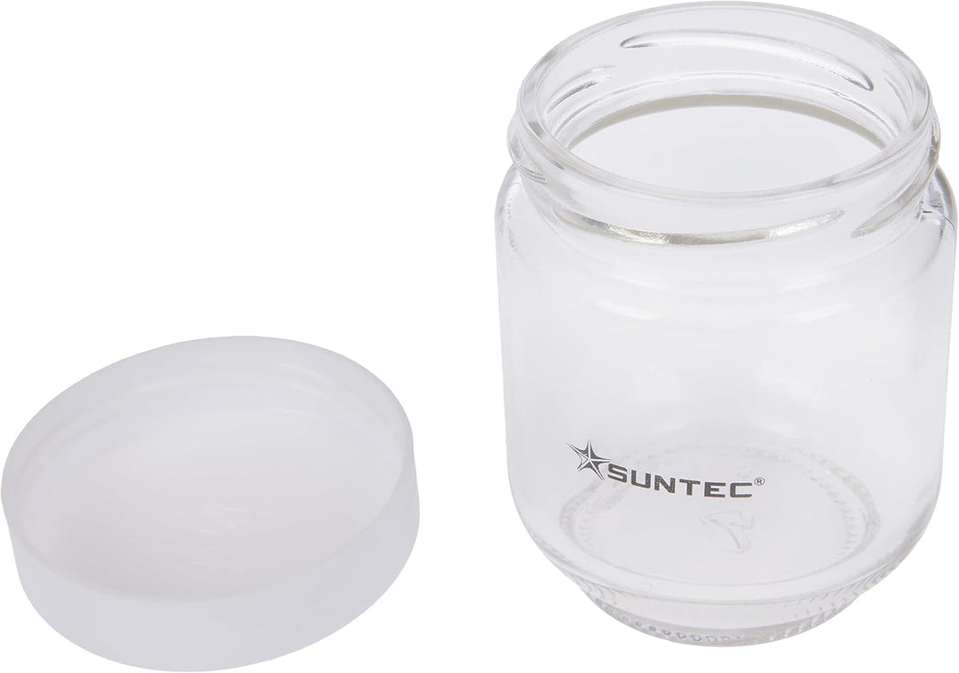 SUNTEC Joghurtmaker Gläser-Set YOG-CUP-6-SET-8687 [Zubehör-Set mit 6 Glasbehältern à 170 ml, inkl. D