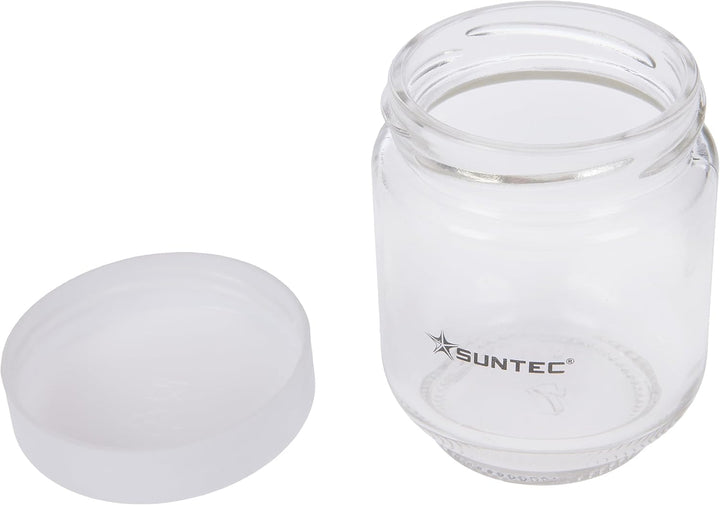 SUNTEC Joghurtmaker Gläser-Set YOG-CUP-6-SET-8687 [Zubehör-Set mit 6 Glasbehältern à 170 ml, inkl. D