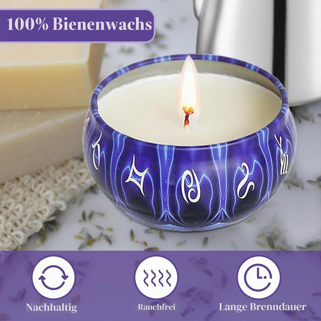 JOYBOY Kerzen Selber Machen Set,DIY Duftkerze Geschenke Kerzenherstellung Kit,8 Kerzendosen, für Ker
