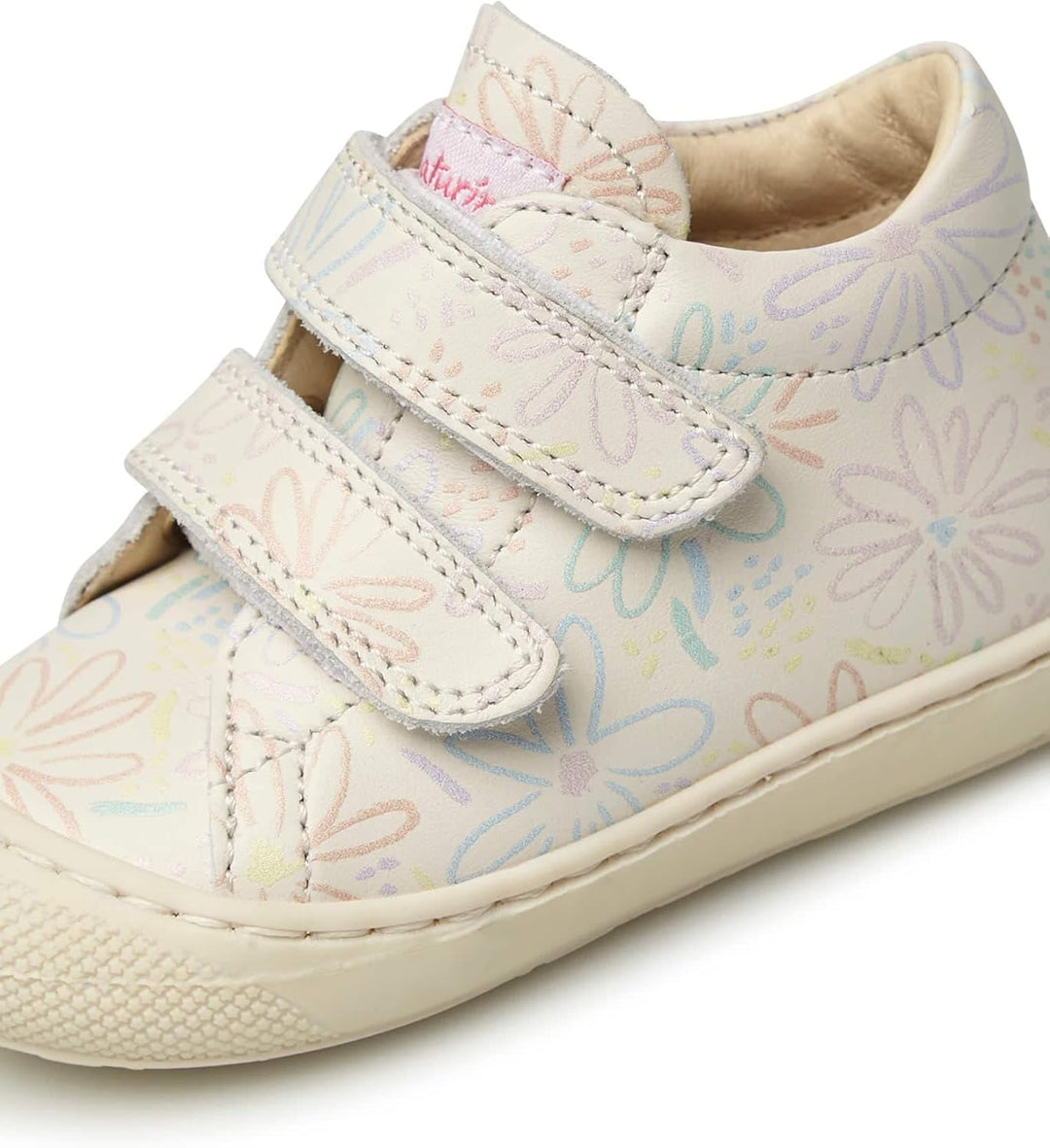 Naturino Lauflernschuhe aus Metallic 26 EU Weiss, 26 EU Weiss