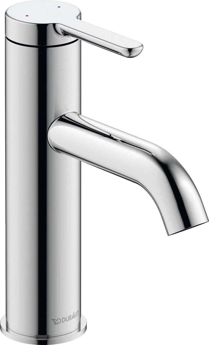 Duravit C.1 Waschtischarmatur, Grösse M (Auslauf Höhe 86 mm), Wasserhahn Bad, Waschbecken Armatur mi