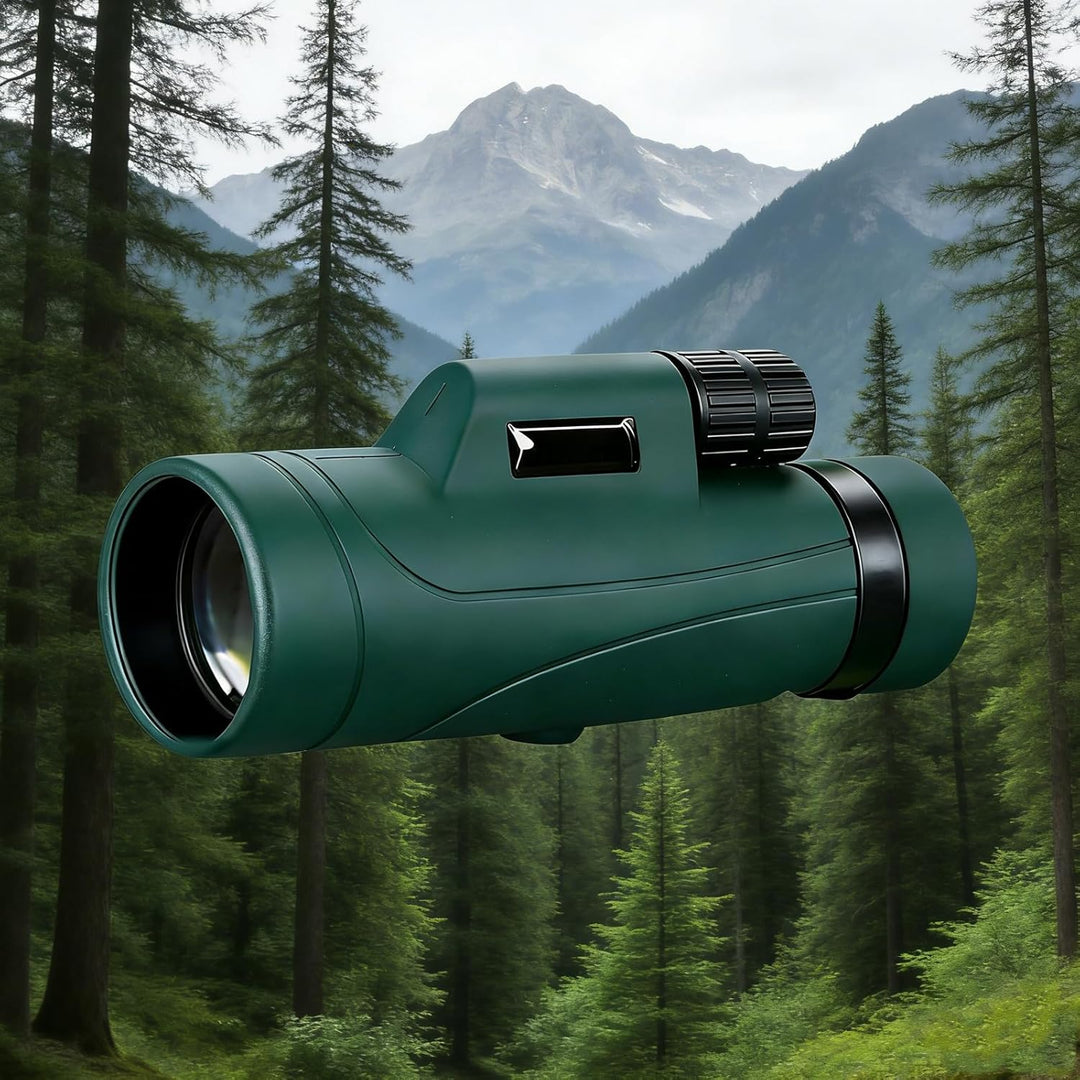 12x50 Zoom fernrohr Erwachsene monocular Telescope originalmit mit Smartphone Halter Stativ,Robuste