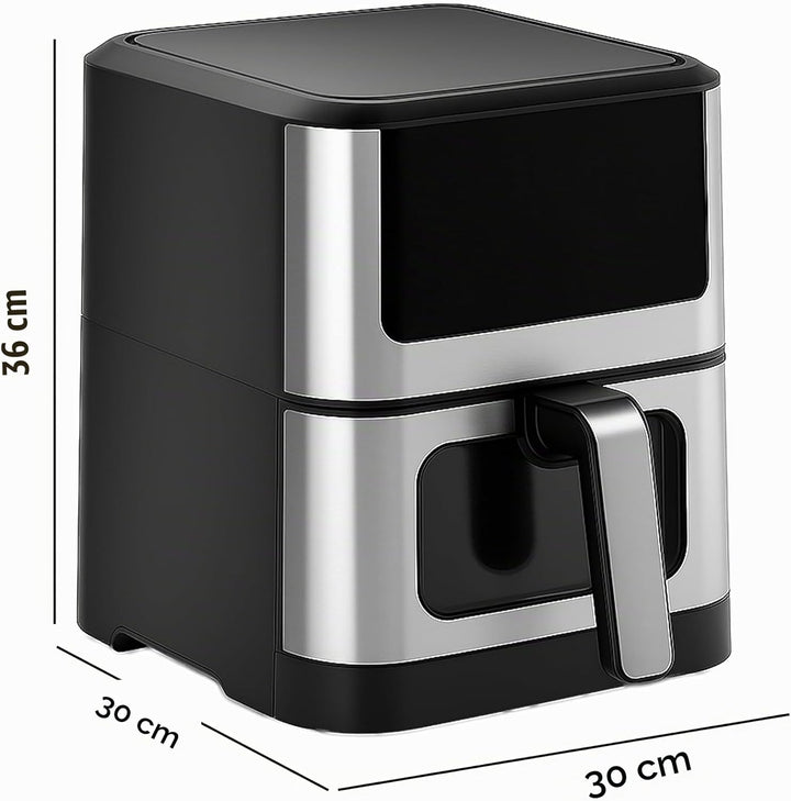 Retoo Heissluftfritteuse 8L XXL Airfryer 1800W, 14 Programme Bis Max 200 °C, Fritteuse Ohne Öl Mit S