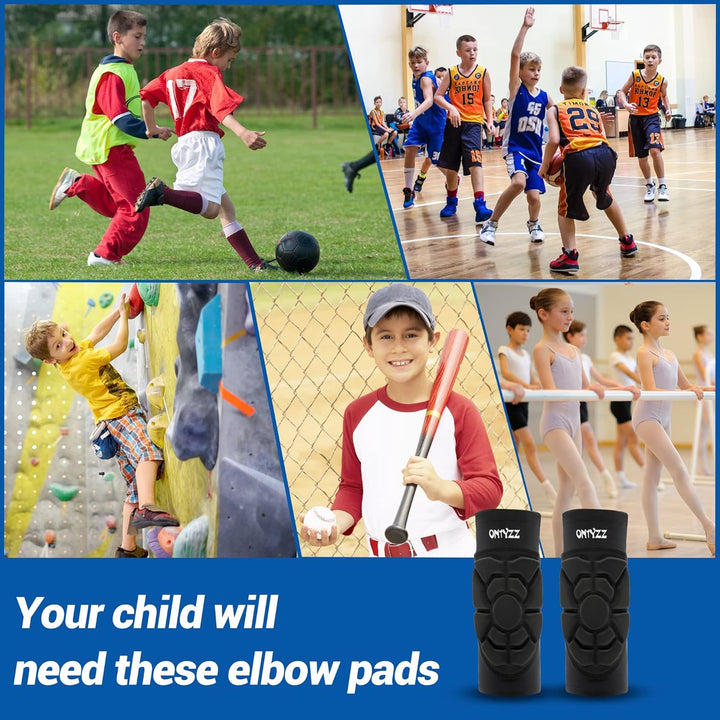 Ellenbogenbandagen Basketball Armstulpe 1Paar Kinder Ellenbogenschoner Torwart Schützende Shooter Sl