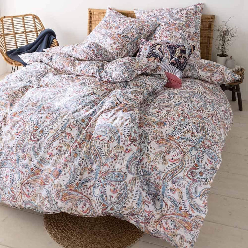 ESTELLA Satin de Luxe Bettwäsche Ariana Multicolor 135x200 cm + 80x80 cm + 40x80 cm, 135x200 cm + 80