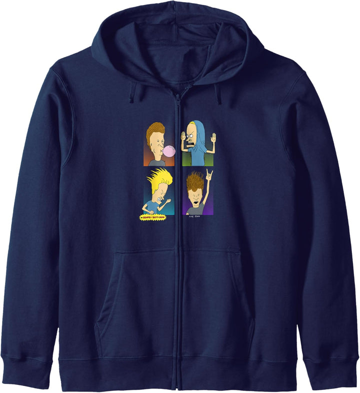 Beavis and Butt-Head Four Square Kapuzenjacke