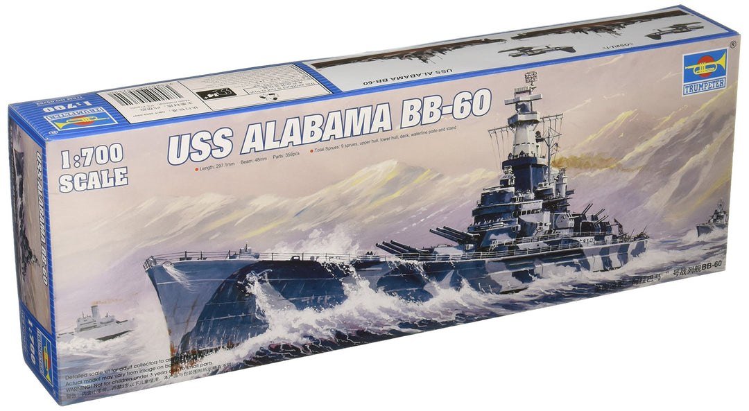 Trumpeter 05762 Modellbausatz USS Alabama (BB-60)