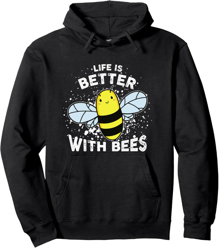 Life Is Better With Bees Imker Bienen Honig Bienenzüchter Pullover Hoodie