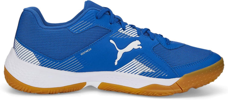 PUMA Unisex Solarflash Ii Indoor Court Shoe 39 EU Puma Royal Puma White Gum, 39 EU Puma Royal Puma W