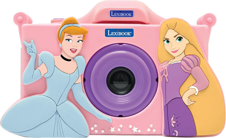 Lexibook, Disney Prinzessinnen, Kinderkamera mit Schutz Disney Prinzessinnen, Rosa, DJ078DP, Disney