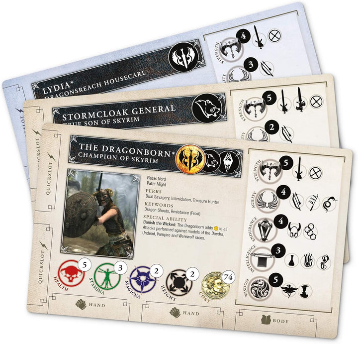 Modiphius Entertainment | The Elder Scrolls: Call to Arms | Chapter 1 Card Pack: Civil War | Miniatu