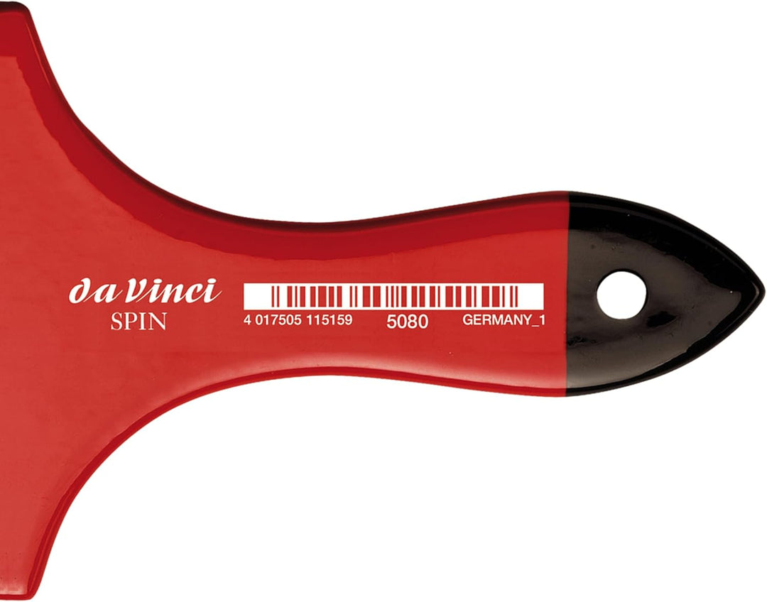 da Vinci Watercolor Series 5080 CosmoTop Spin Pinsel, Wasch-Synthetik mit rotem Griff, Grösse 80 (50