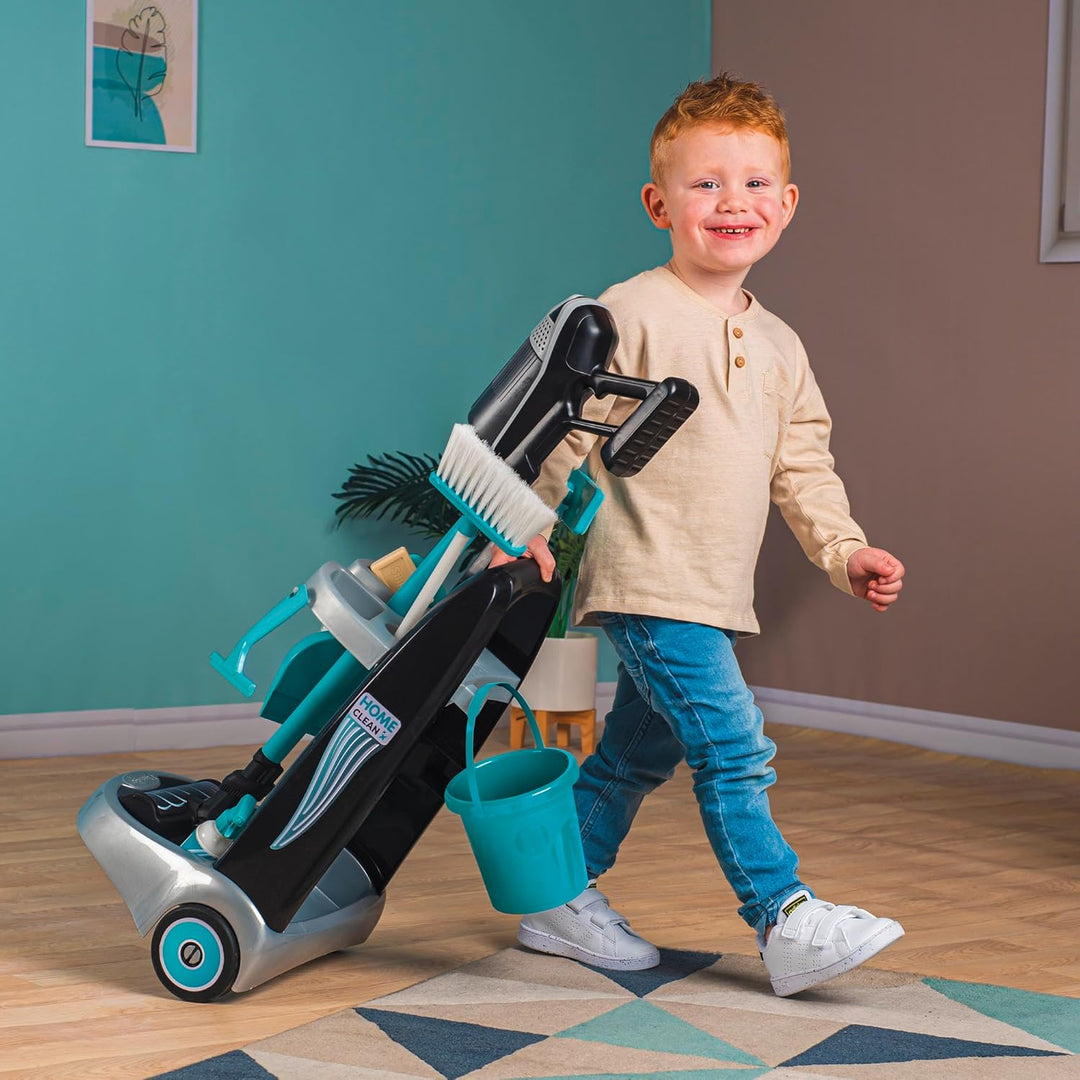 Smoby Rowenta Reinigungstrolley mit Staubsauger