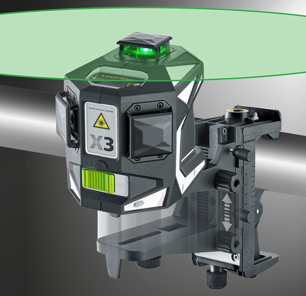 Umarex Laserliner X3-Laser Pro Professionelle Kreuzlinienlaser (dreidimensionaler Laser, horizontal
