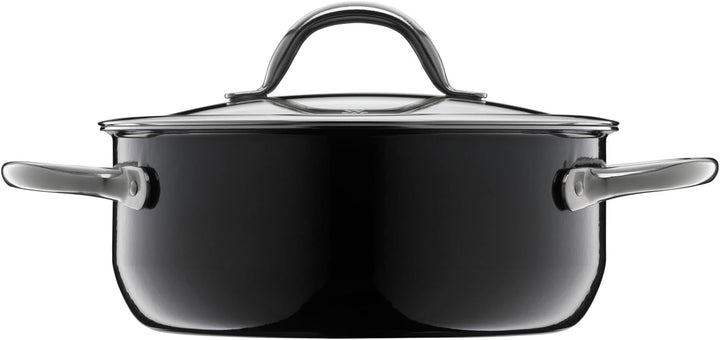 WMF Fusiontec Inspire Kochtopf gross, 20 cm, Glasdeckel, Bratentopf Induktion, 2,4l, High-Tech Keram