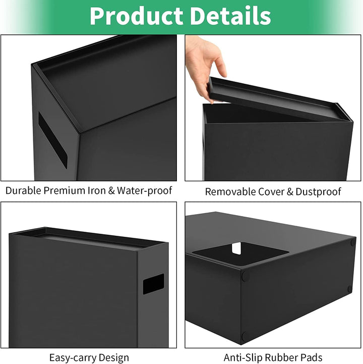 Toilettenpapierhalter Rollenhalter Klopapier Aufbewahrung Ersatzrollenhalter Organizer Badezimmer Se