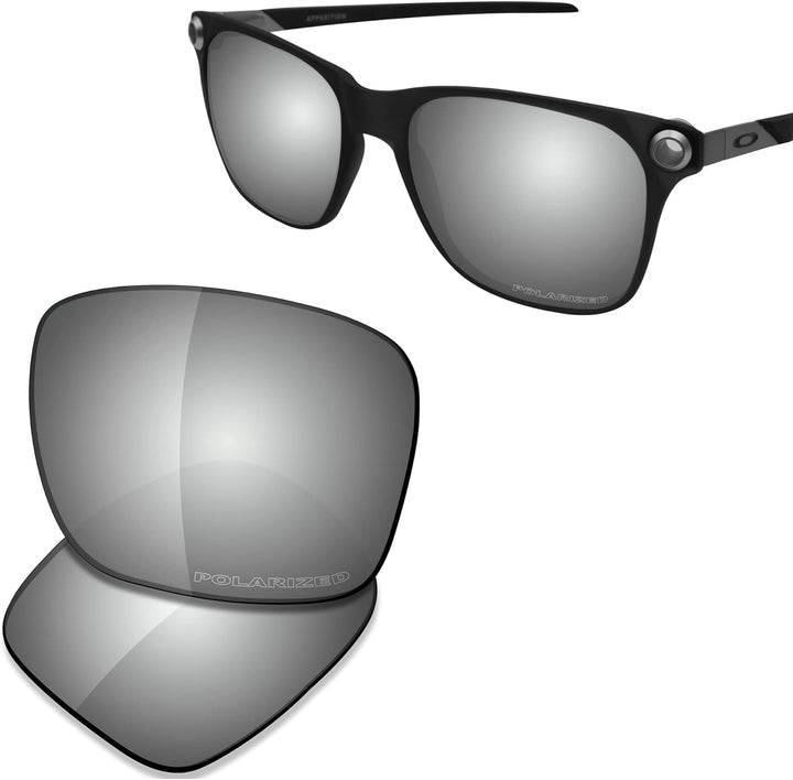 Saucer Premium Ersatzgläser für Oakley Apparition OO9451 Sonnenbrille High Definition - Chrome Metal