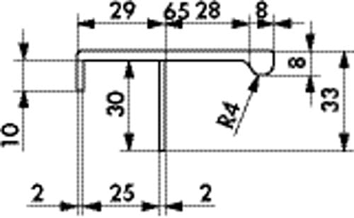 NABER Handtuchhalter 32 cm/Zubehör / Edelstahlfarbig (8032009)