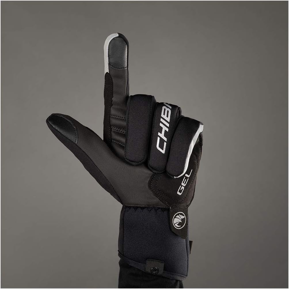 Chiba Herren Dry Star Handschuhe XS/6 Schwarz/Silber, XS/6 Schwarz/Silber