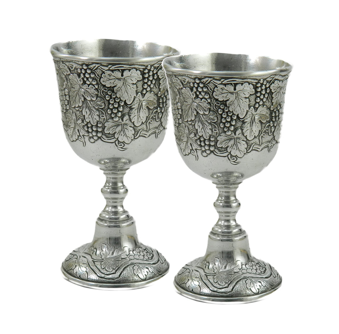 Cavagnini Italien - nein. 2 - Zinnbecher - elegante Handarbeit - alte Tradition