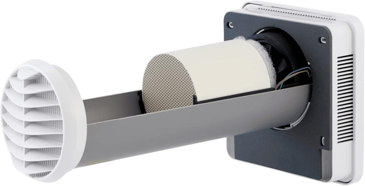 SIEGENIA AEROTUBE WRG smart Wand-Lüfter, dezentrale Wohnraum-Lüftung energiesparend, aktive Zu- oder