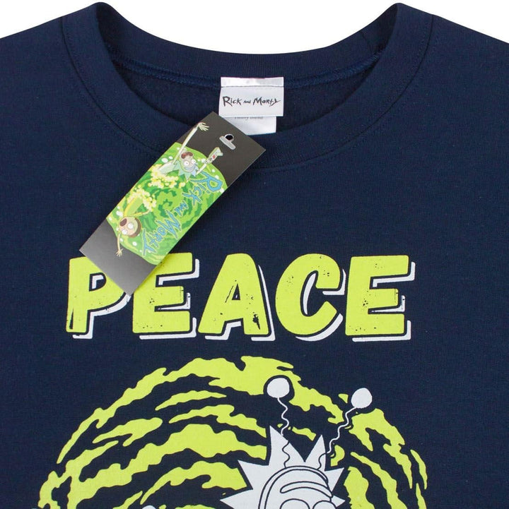 Rick and Morty Peace Among Worlds Men's Sweater, XXL