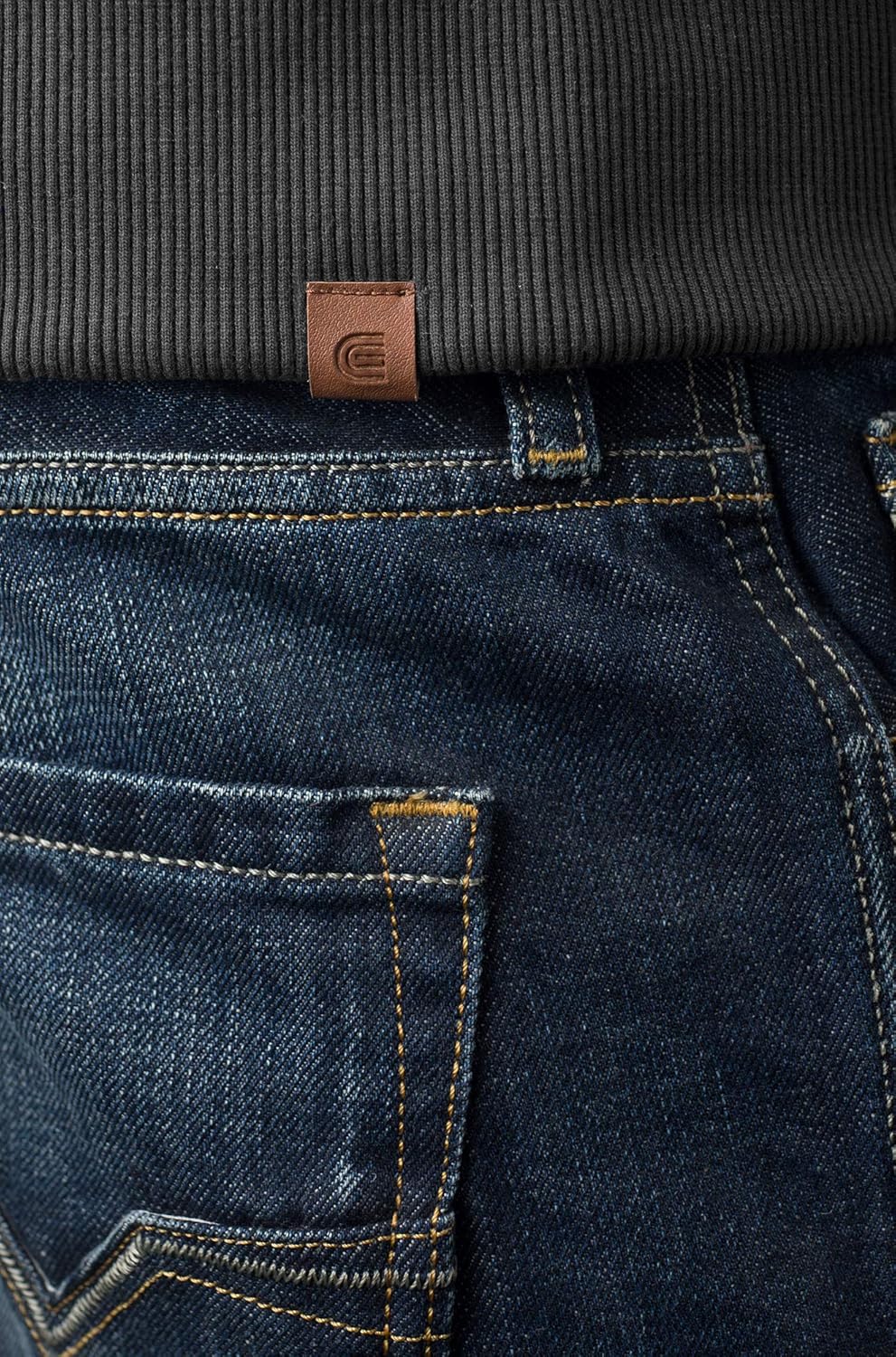 Grin&Bear Herren Kontrast Kapuzenpullover Kapuzenjacke Hoodie mit Teddy Fleece Kapuze GEC473 S Anthr