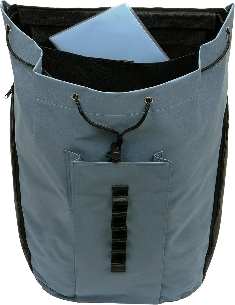 Andersen Shopper Alu Star höhenverstellbar mit Rad Ø 20 cm und 50 Liter Tasche Ture blau